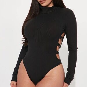 No Heart Breaker Bodysuit - Black